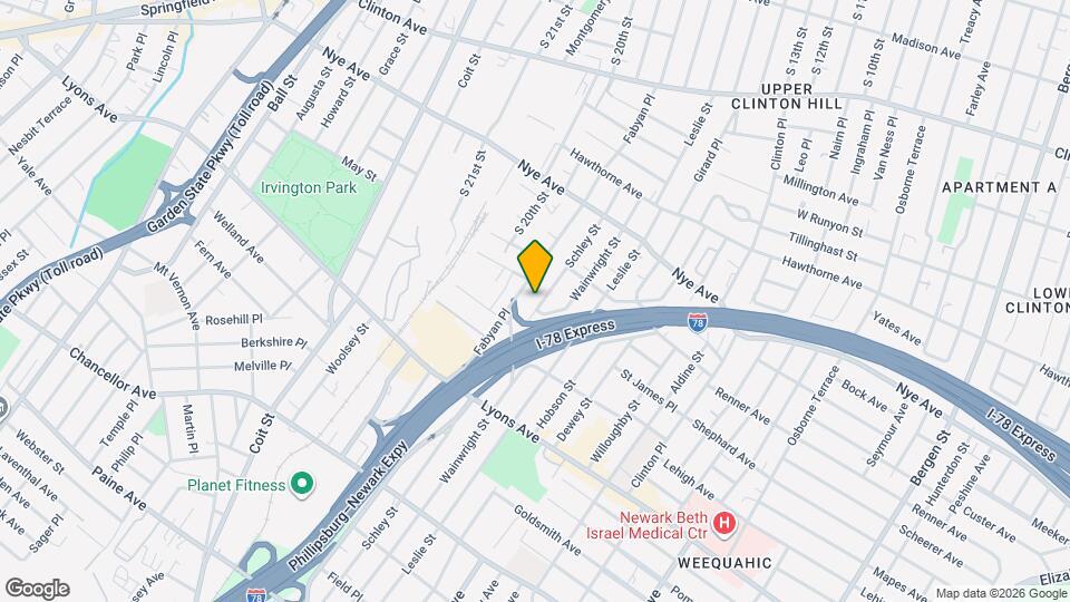 117 Schley St, Unit # 2 Mapa y Detalles de la Ubicación