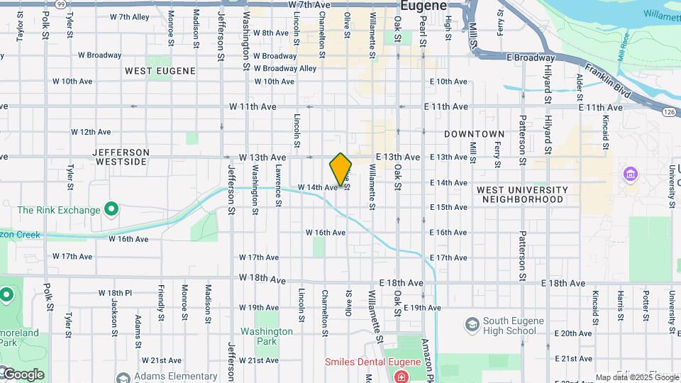 1418 Olive St Mapa y Detalles de la Ubicación