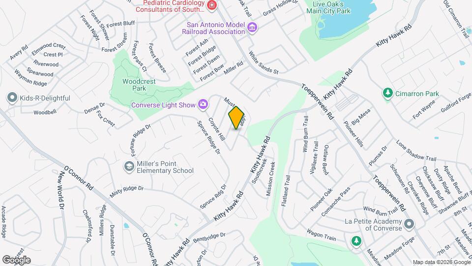 10331 Mustang Rdg Map and Location Details