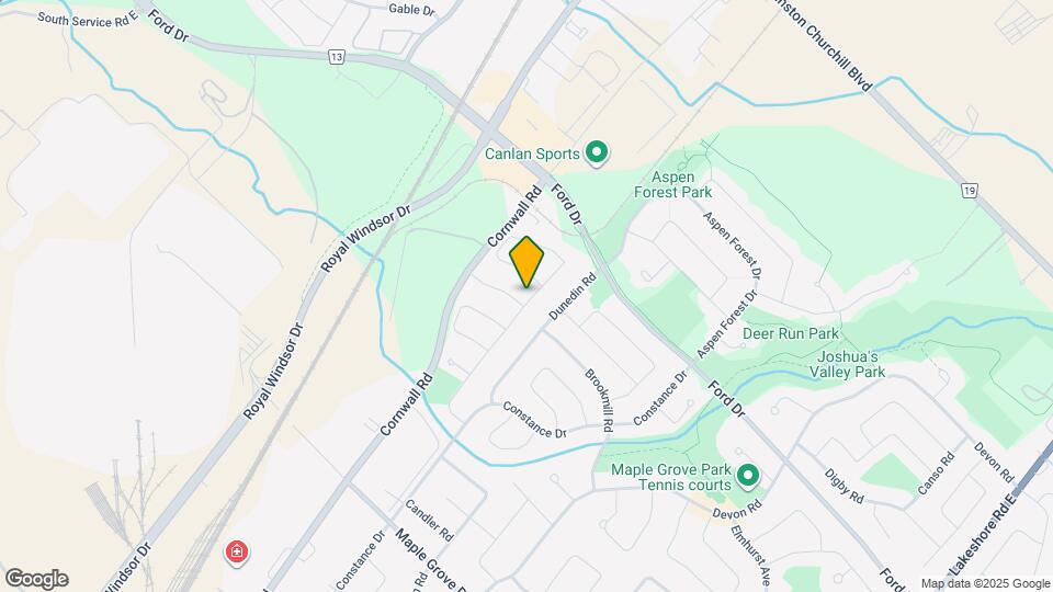 2191 Dunvegan Ave Map and Location Details