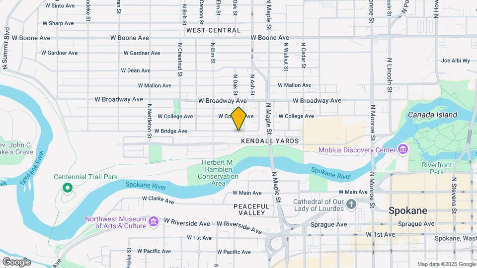 1813 W Bridge Ave Map and Location Details