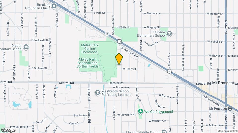 102 N Kenilworth Ave Map and Location Details