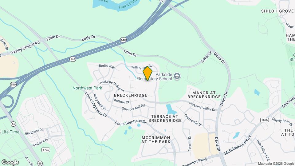 112 Huntersville Rd Map and Location Details