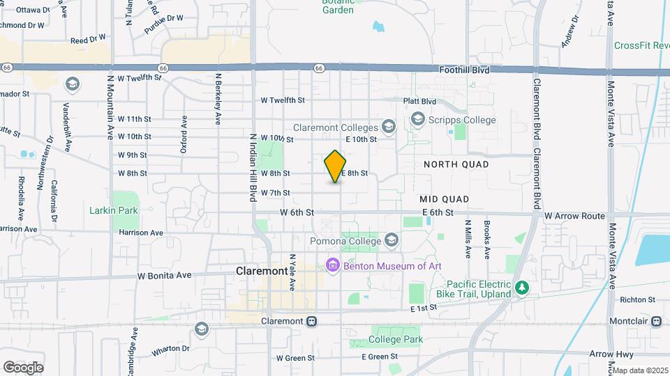 709 N College Ave Map and Location Details