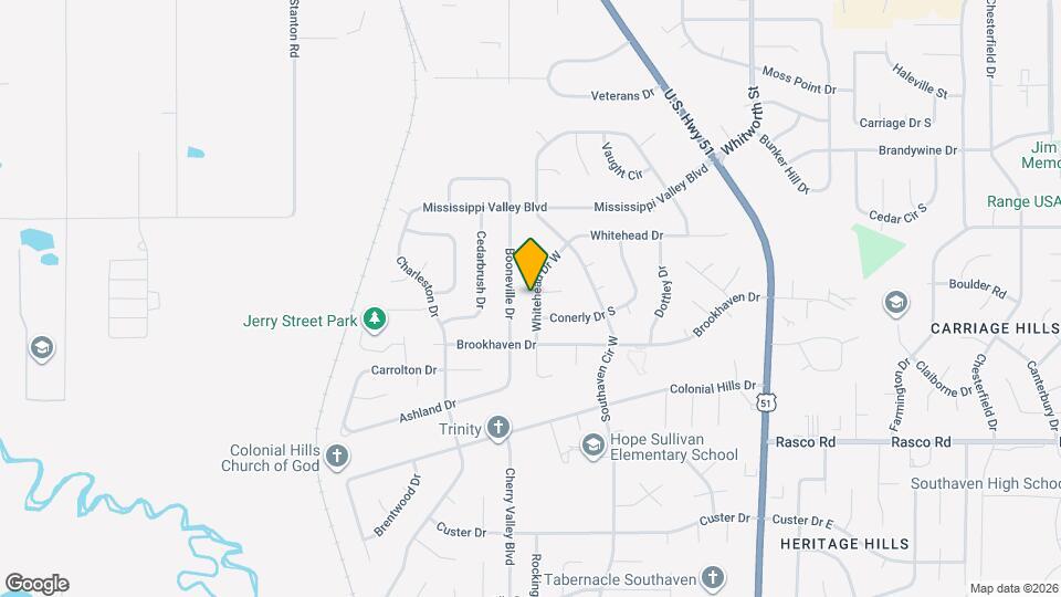 8311 Whitehead Dr Map and Location Details