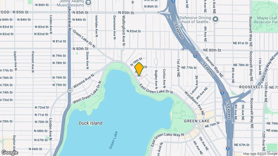 7650 E Green Lake Dr N Map and Location Details