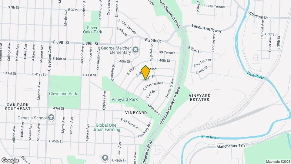 4925 E 41 St Map and Location Details