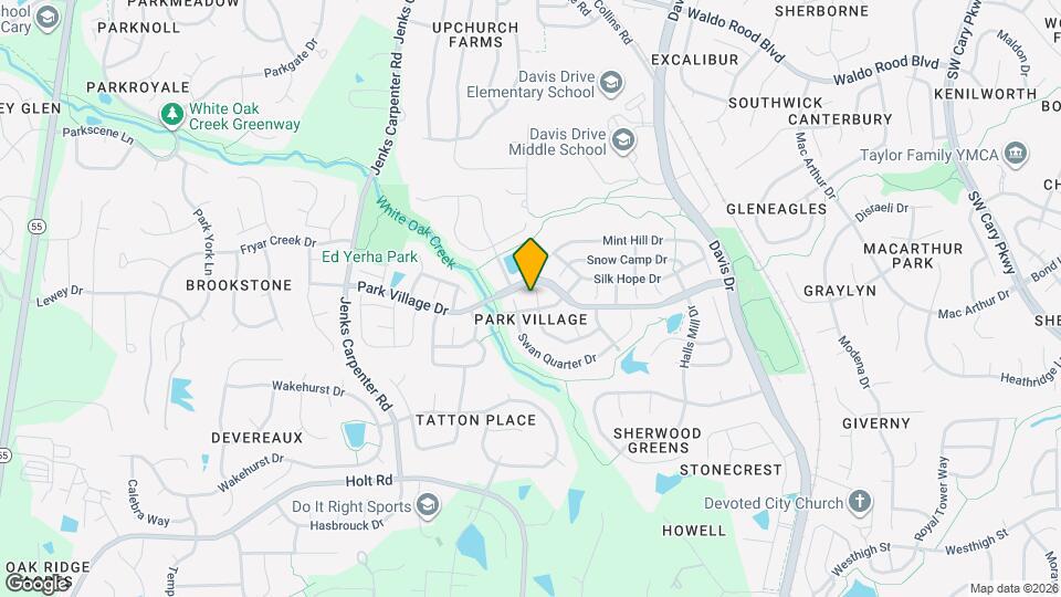 303 Swansboro Dr Map and Location Details