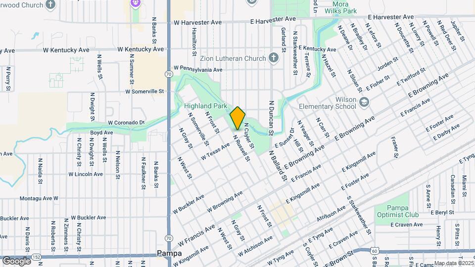 710 N Russell St Map and Location Details