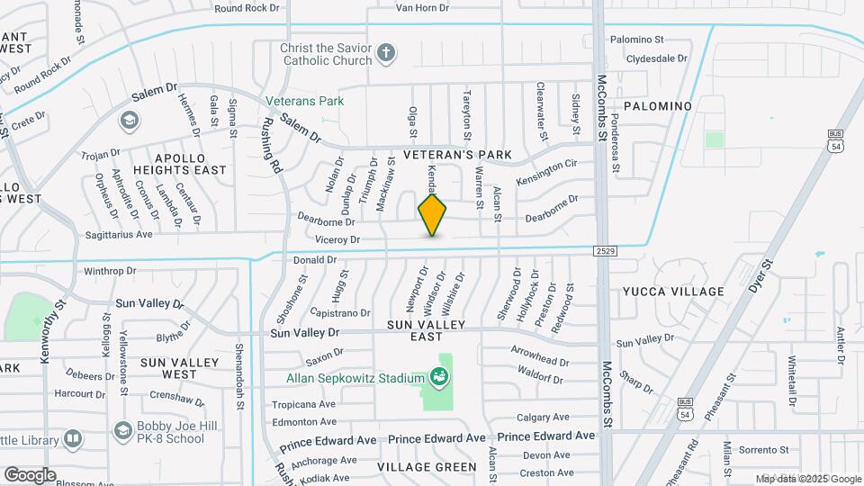 5440 Viceroy Dr Map and Location Details