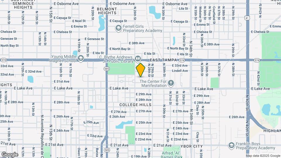 2617 E 32nd Ave Map and Location Details