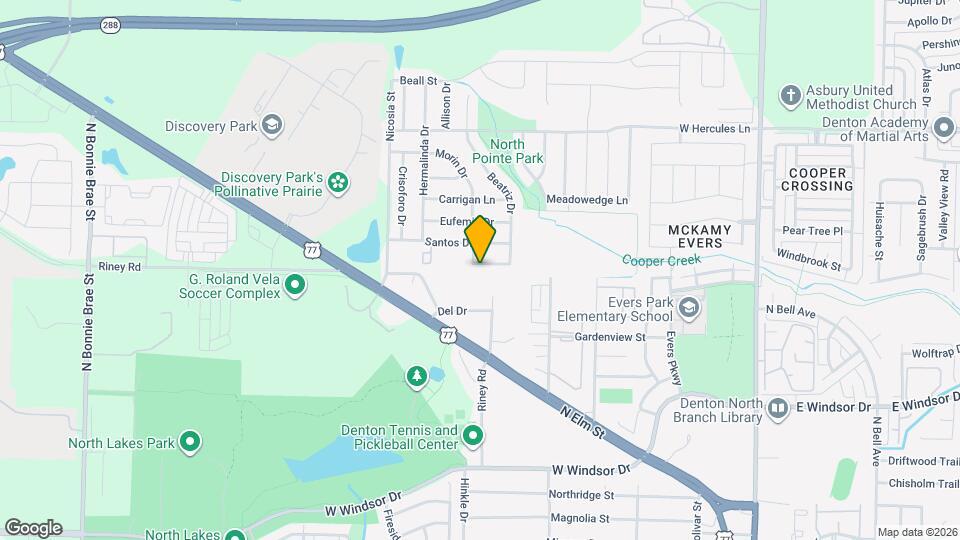1429 Constantina Dr Map and Location Details