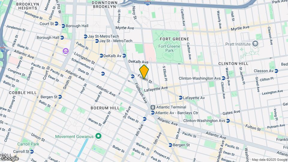 590 Fulton St Mapa y Detalles de la Ubicación