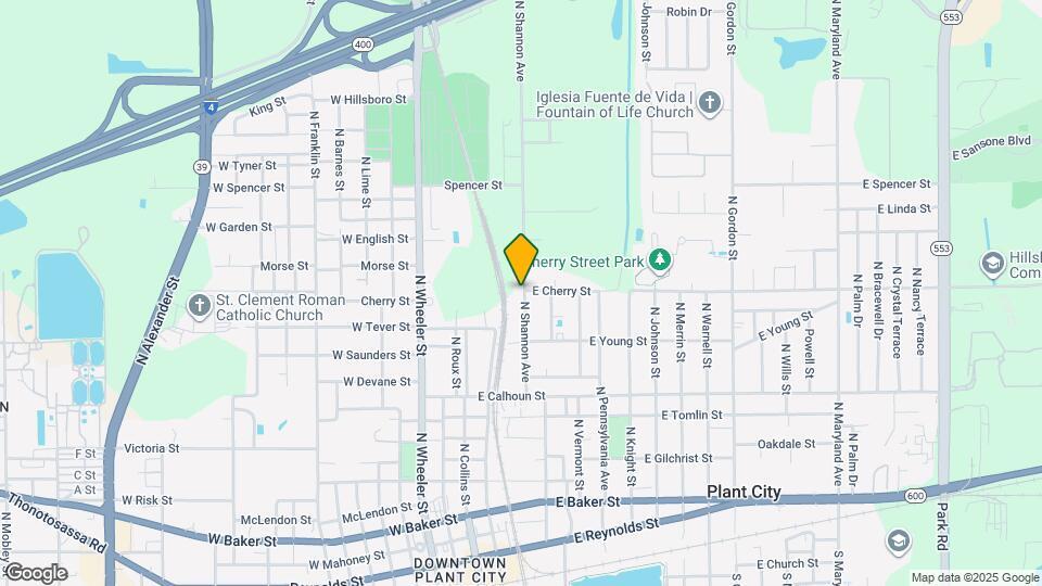 1119 N Shannon Ave Map and Location Details