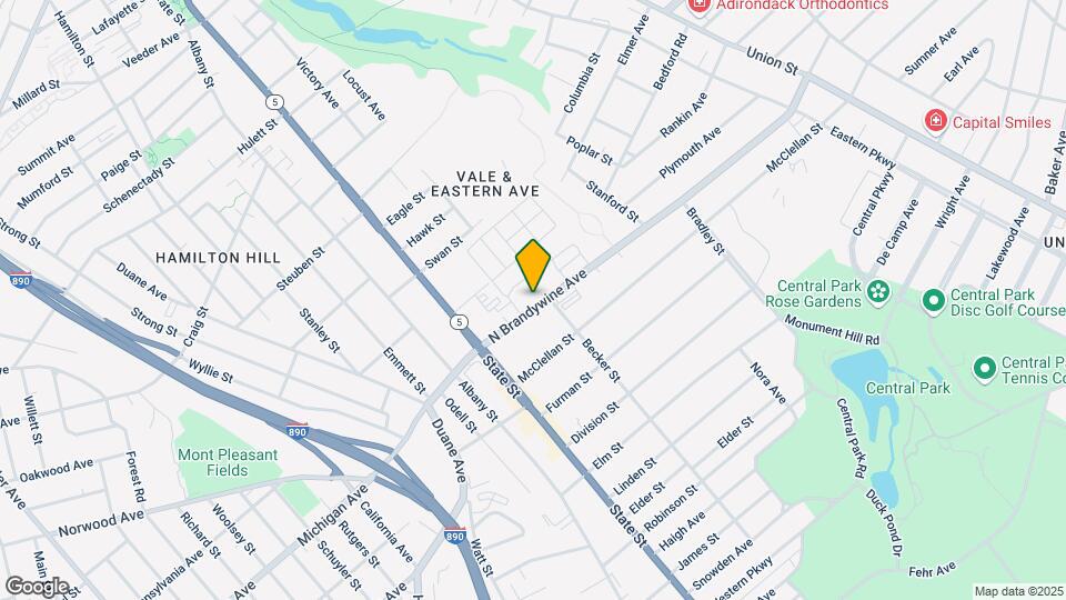 71 N Brandywine Ave Map and Location Details
