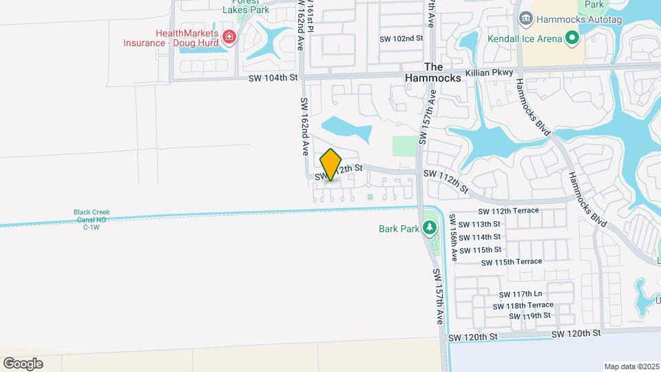 16075 SW 112th Terrace Mapa y Detalles de la Ubicación