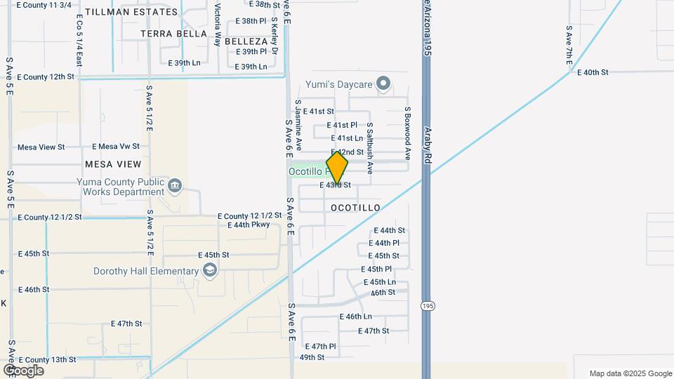 6191 E 43rd St Map and Location Details