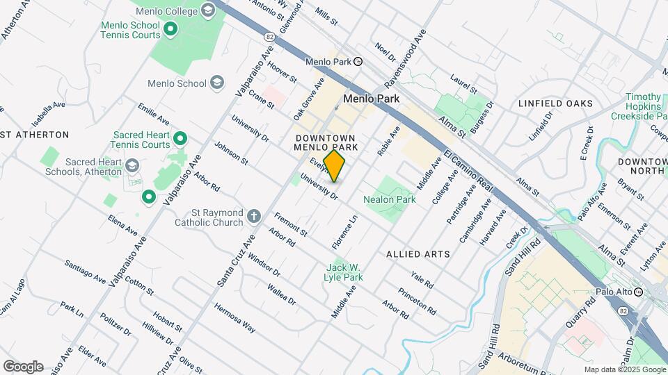 860 Live Oak Ave Map and Location Details