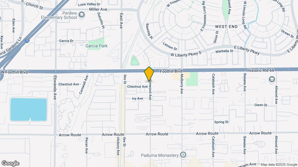 8178 Cottonwood Ave Mapa y Detalles de la Ubicación