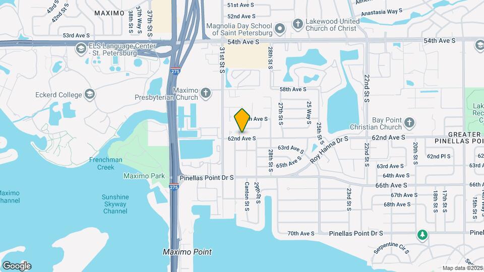 2991 62nd Ave S Map and Location Details