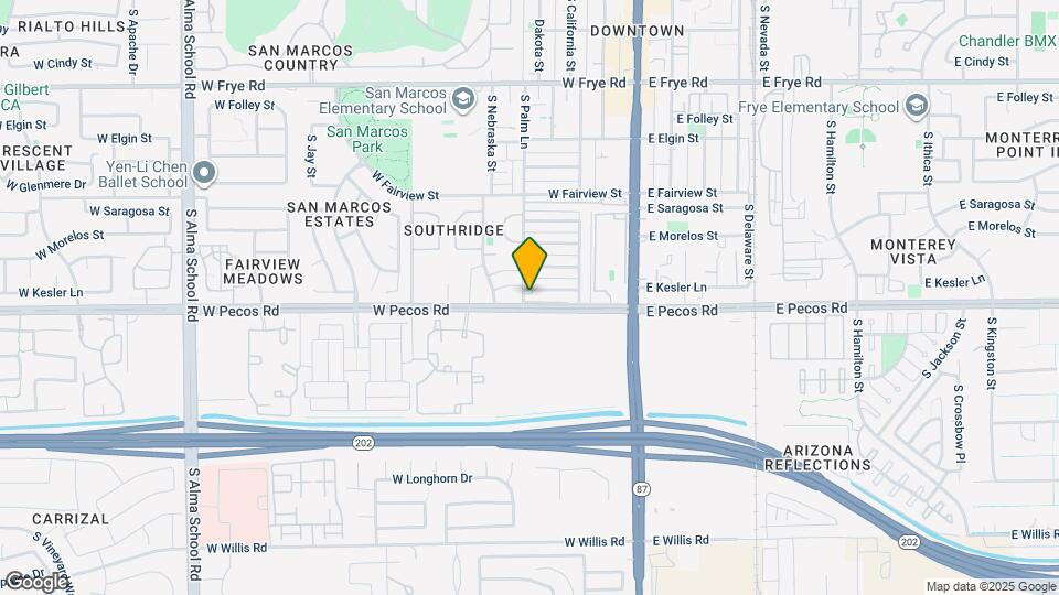 999 S Palm Ln Map and Location Details