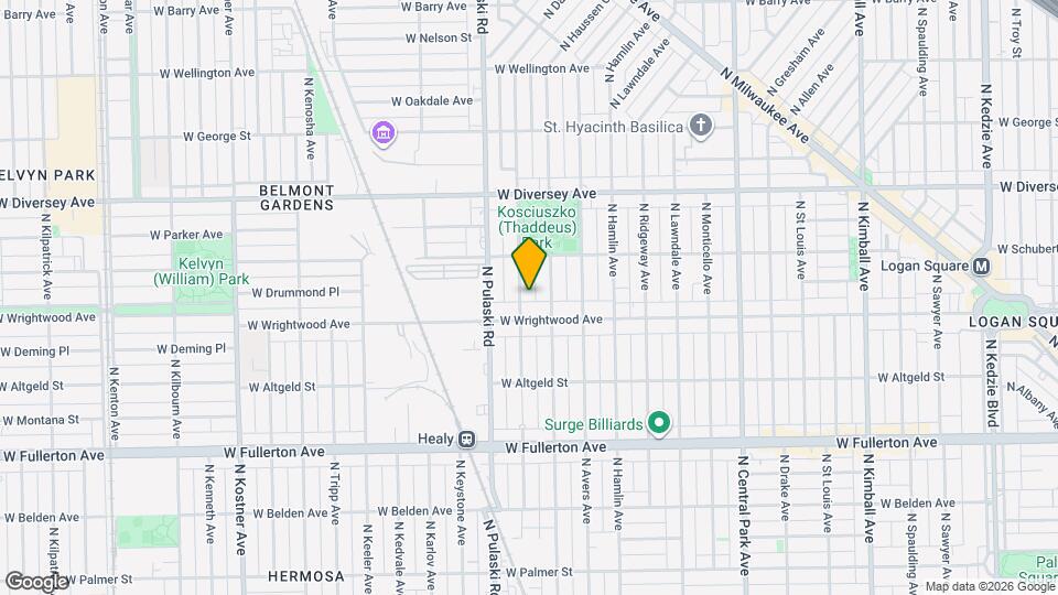 2619 N Harding Ave, Unit 3 Mapa y Detalles de la Ubicación