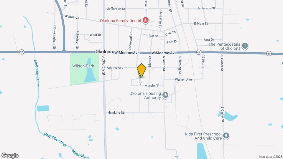 312 Hillcrest Dr Map and Location Details