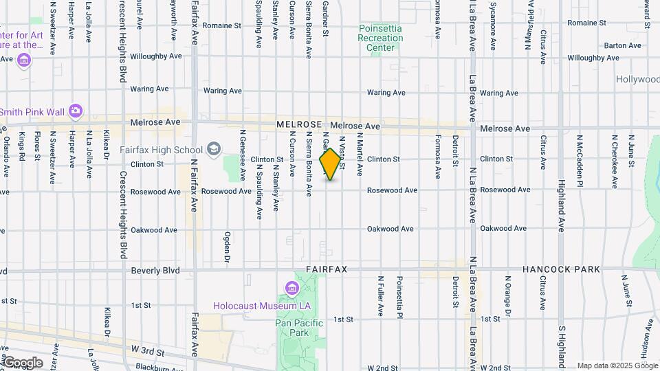 506 N Gardner St Map and Location Details