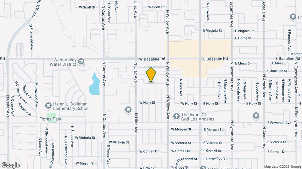 391 W Shamrock Ave Map and Location Details