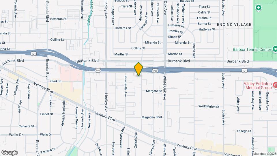 Encino Crest Apartments Mapa y Detalles de la Ubicación