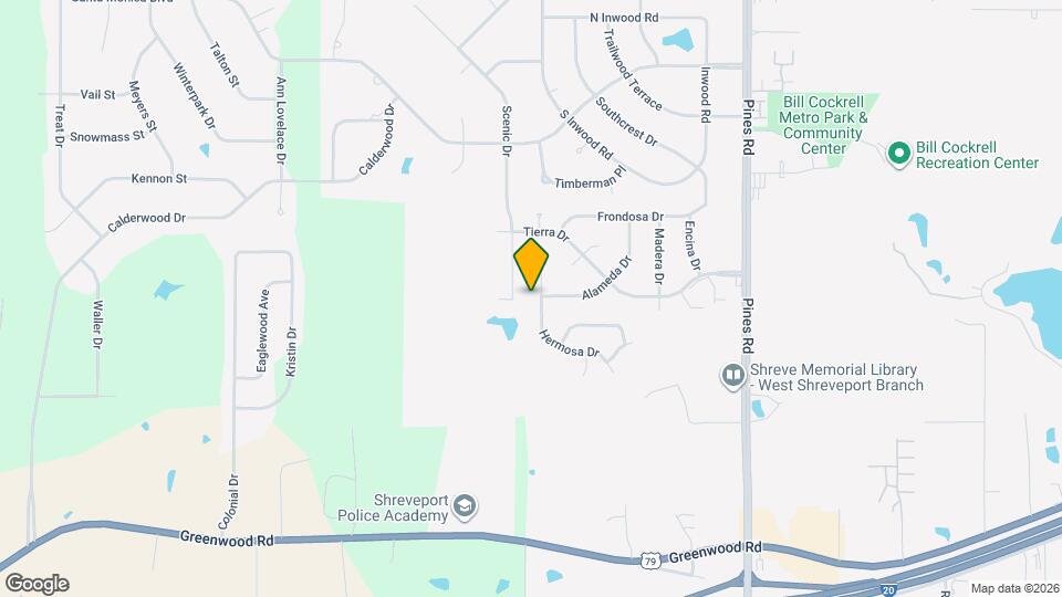 4300 Hermosa Dr Map and Location Details