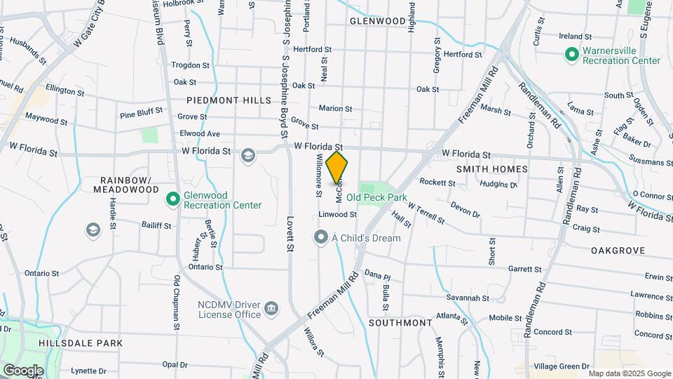 1528 McCormick St Map and Location Details