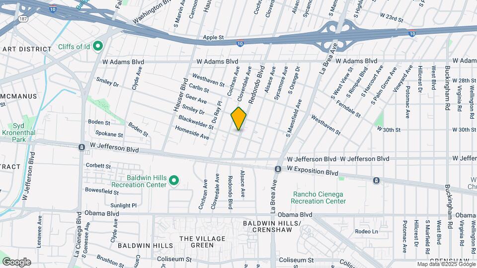 2845 Redondo Blvd Map and Location Details