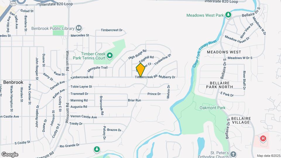 1604 Timbercreek Rd Map and Location Details