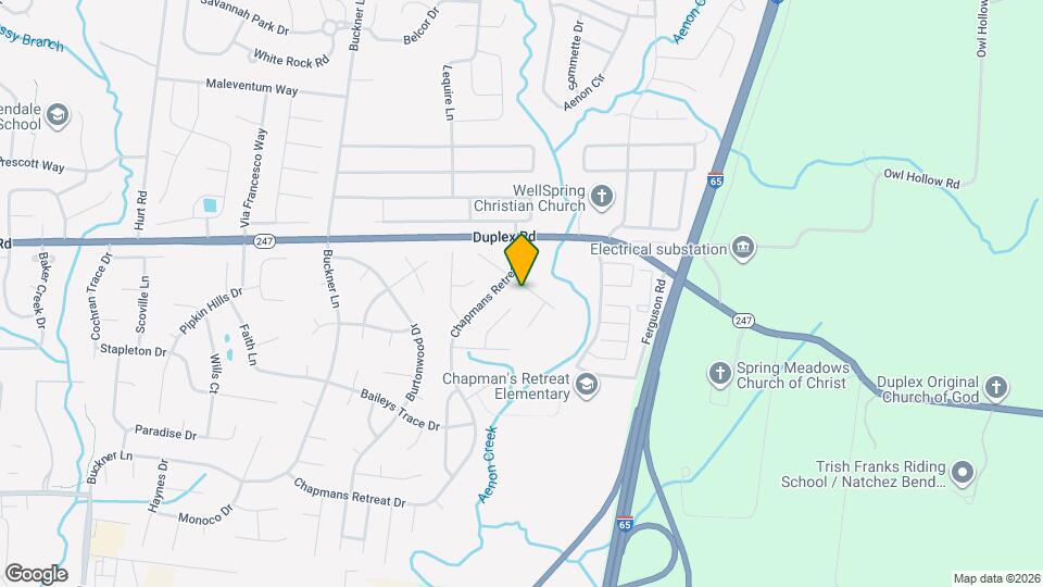 1505 Chapman Ln Map and Location Details