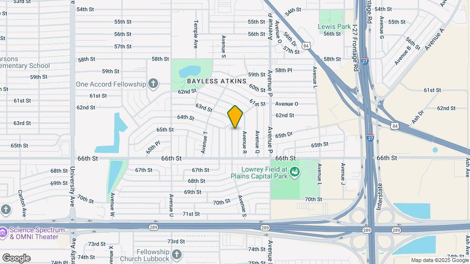 6107 Avenue S Mapa y Detalles de la Ubicación