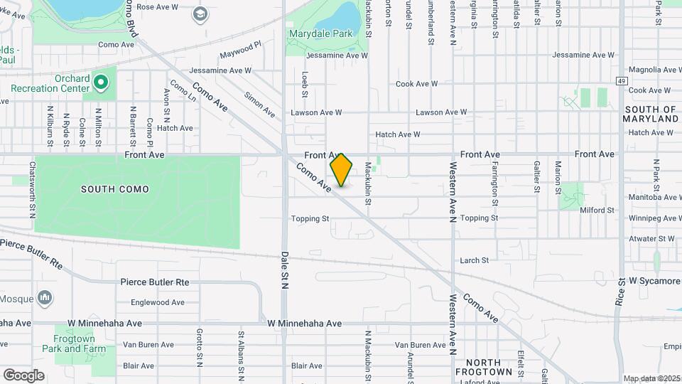 543 Como Ave Map and Location Details