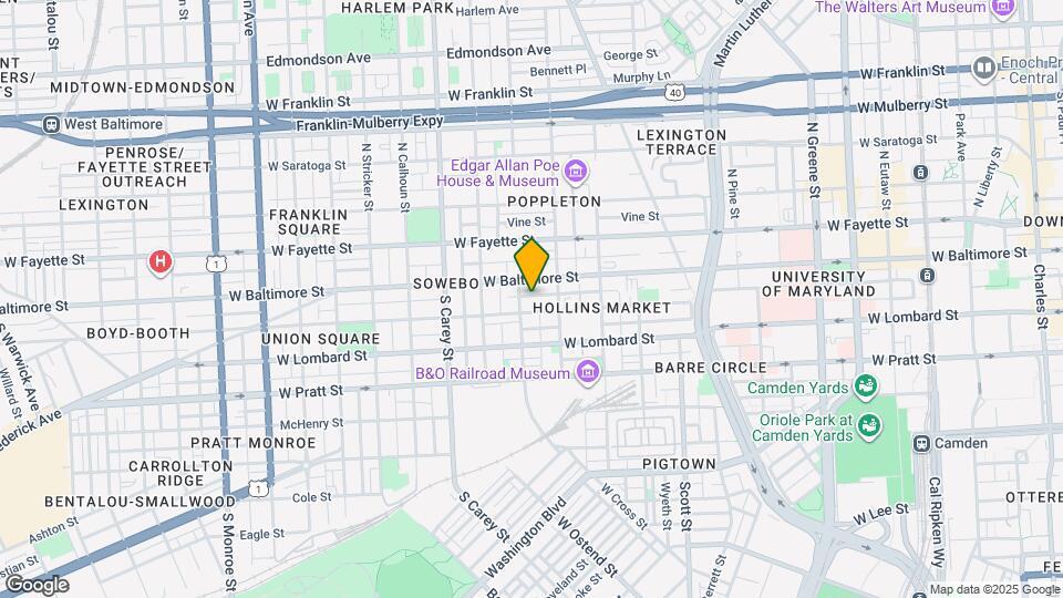 1029 Booth St Map and Location Details