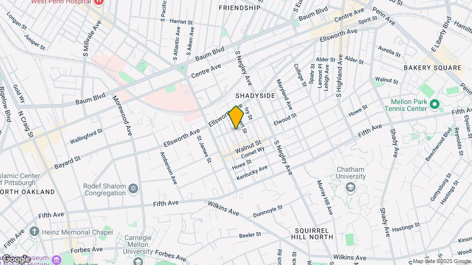 707 Bellefonte St Map and Location Details