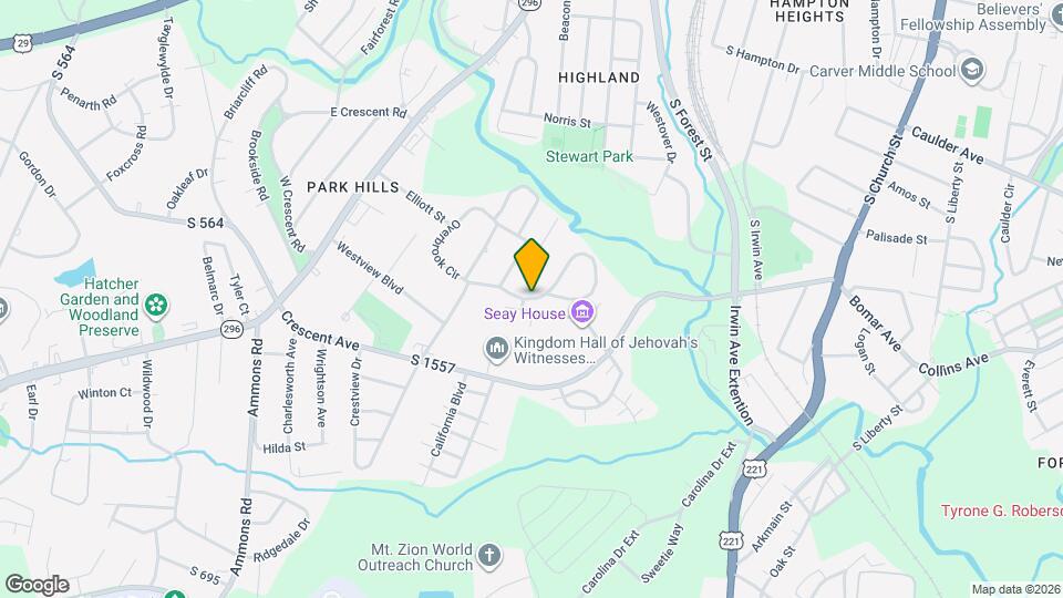 300 Amherst Dr Map and Location Details
