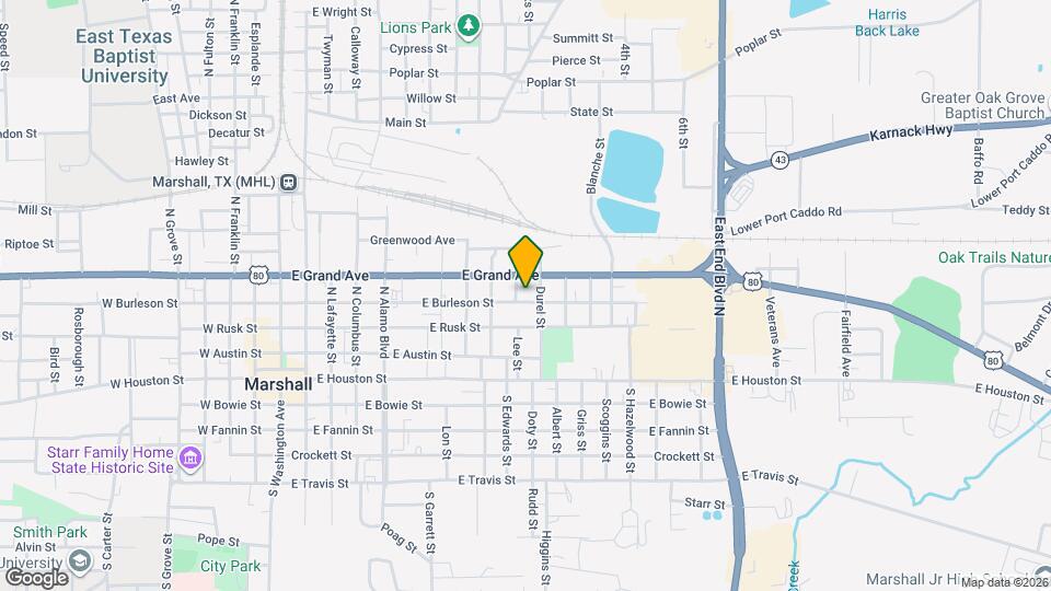 1003 E Burleson St Mapa y Detalles de la Ubicación