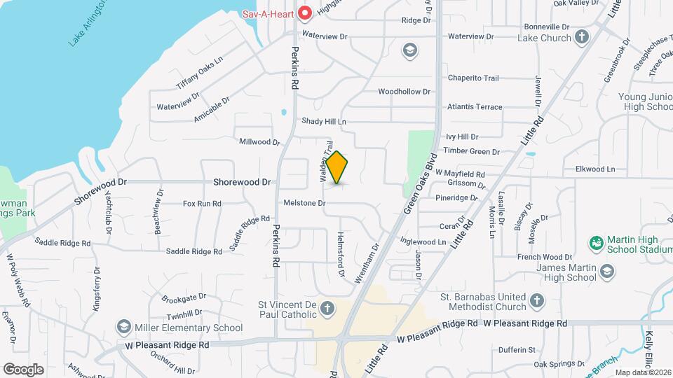 5808 Thoreau Ln Mapa y Detalles de la Ubicación