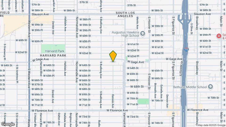 1051 W 64th St Map and Location Details