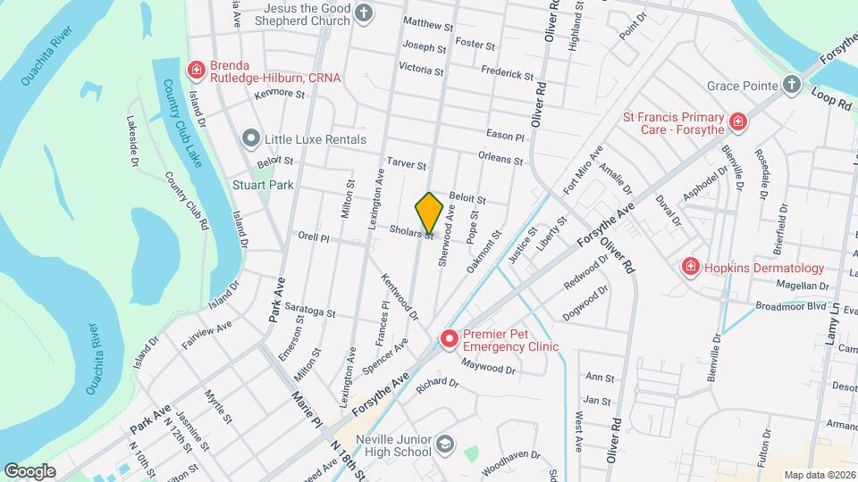 1916 Spencer Ave Map and Location Details