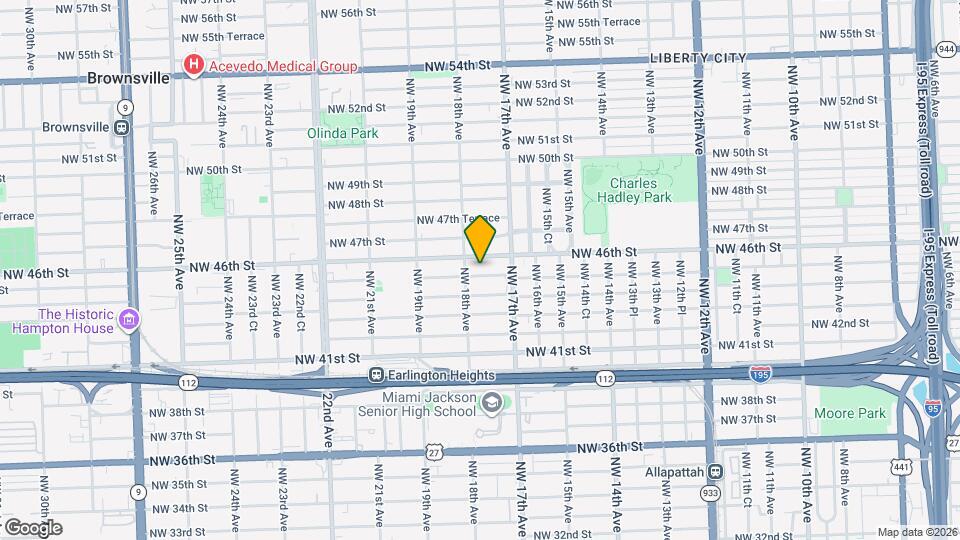 1763 NW 45th St Map and Location Details