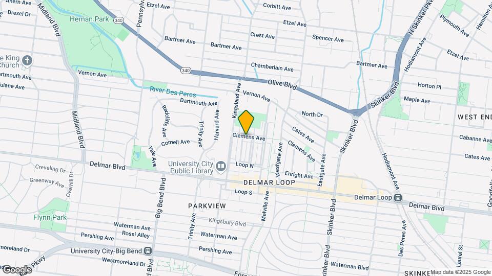 6630 Clemens Ave Map and Location Details