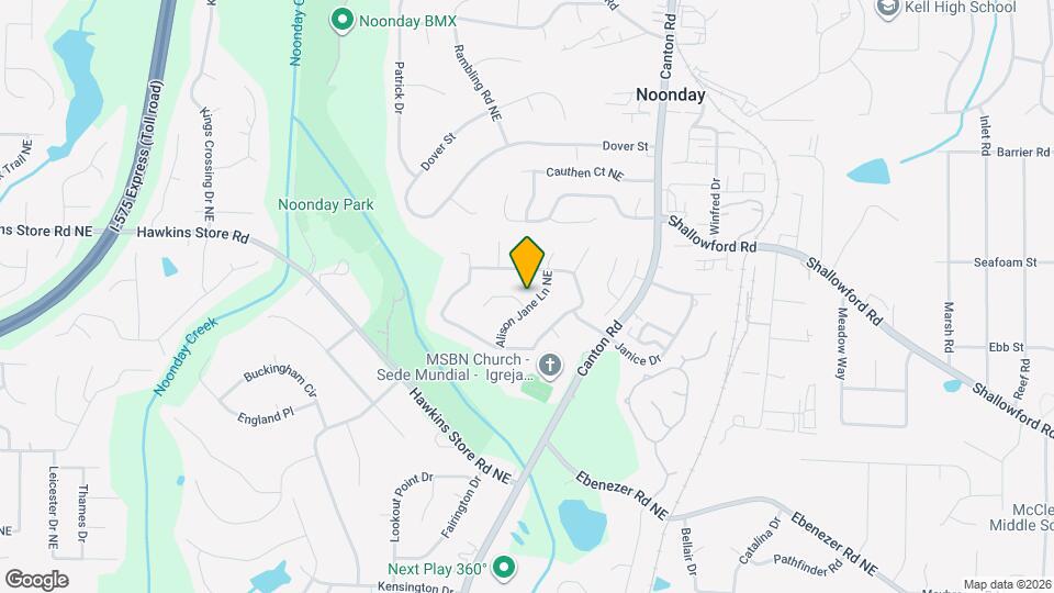 1461 Alison Jane Ln NE Mapa y Detalles de la Ubicación