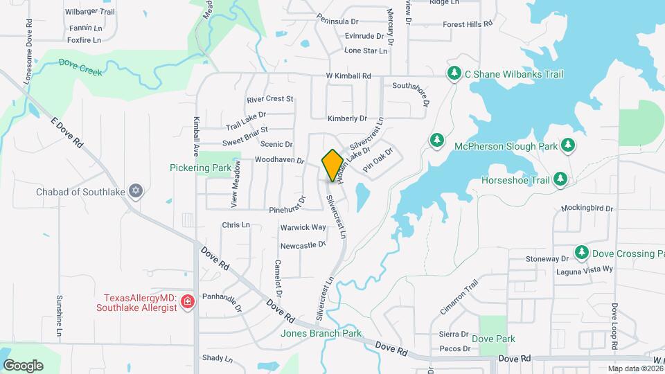 2719 Hidden Lake Dr Map and Location Details