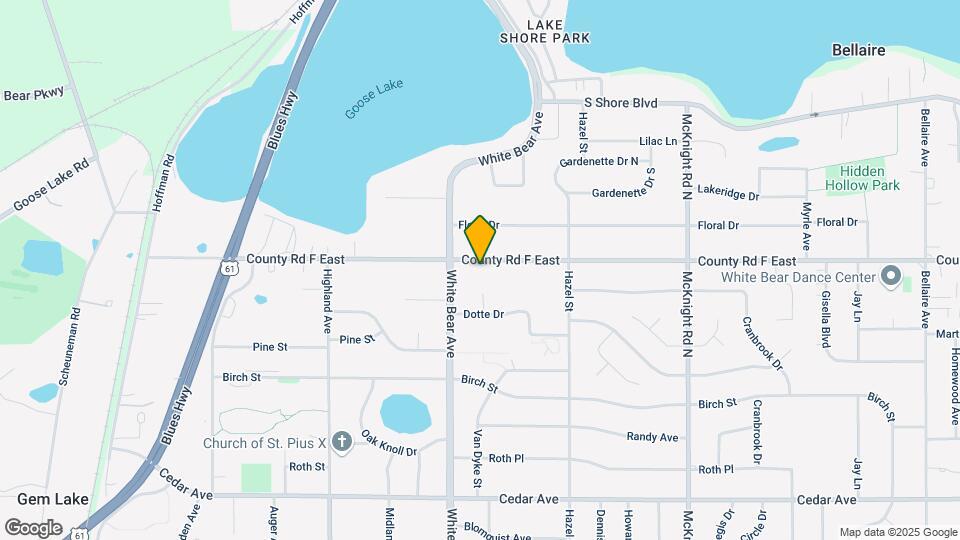 2048 County Road F E Map and Location Details