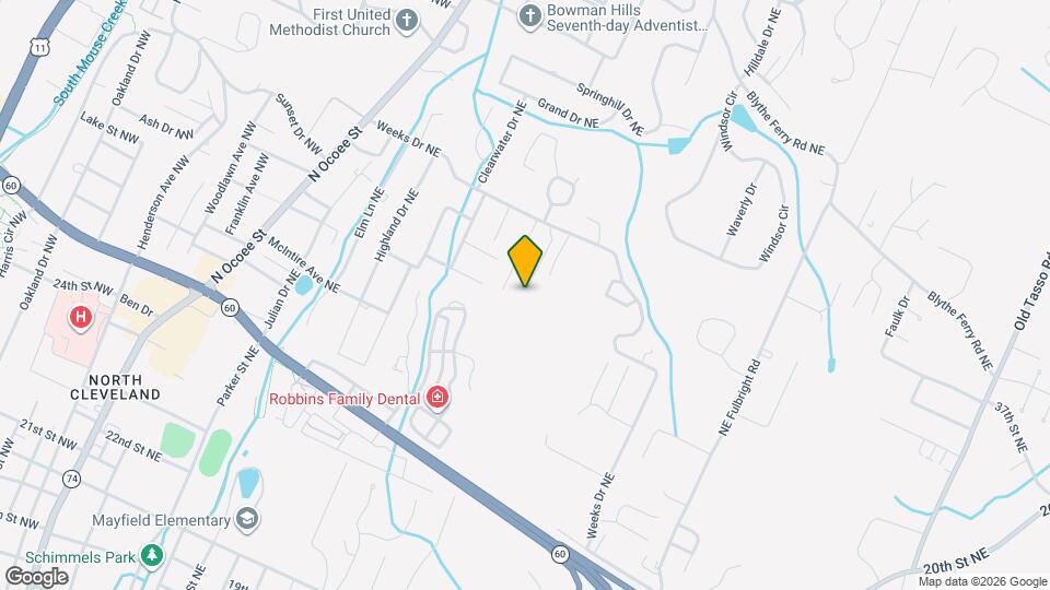 3302 Harmony Ct NE Map and Location Details